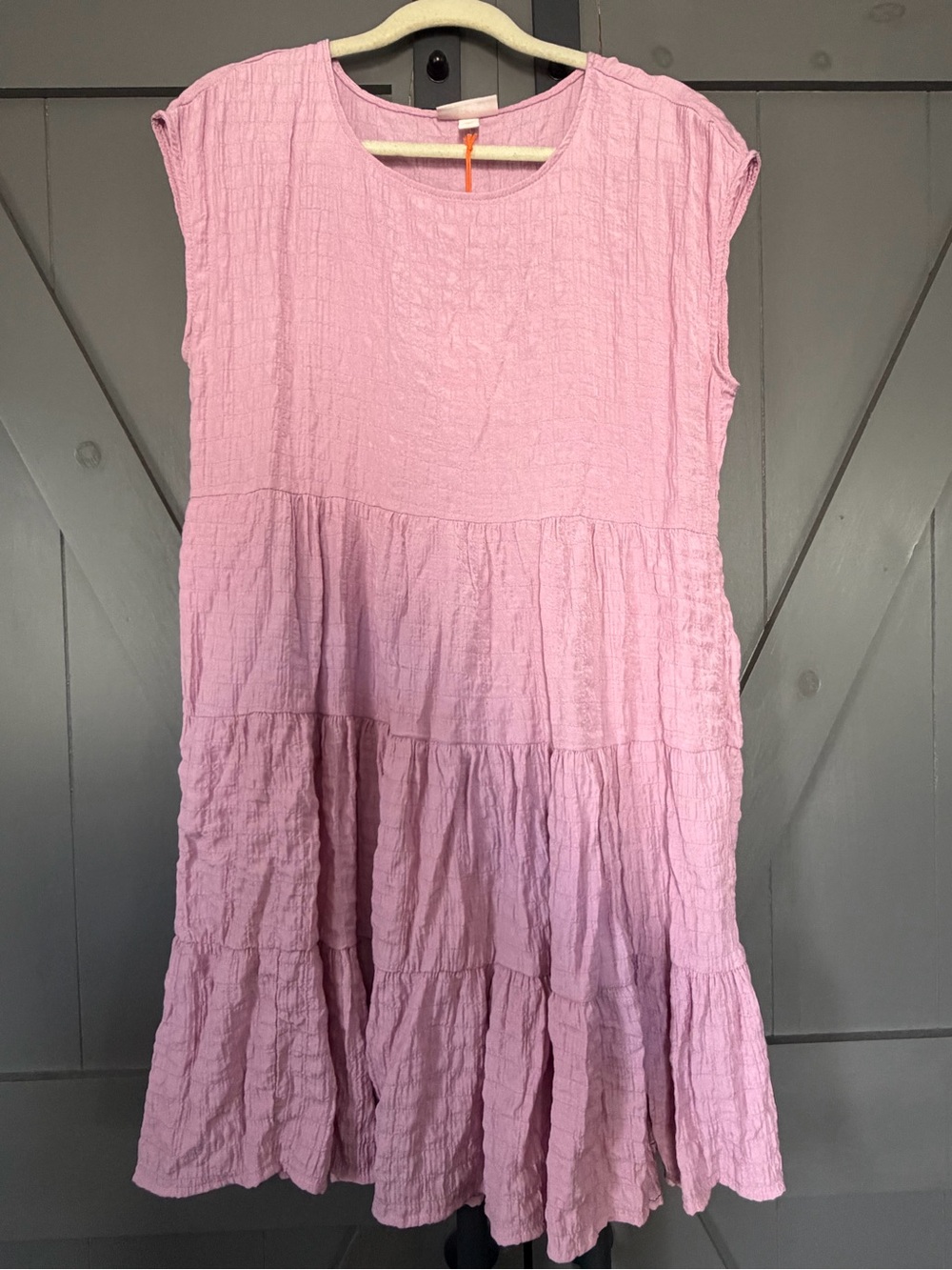 Knox Rose Pink Tiered Midi Dress